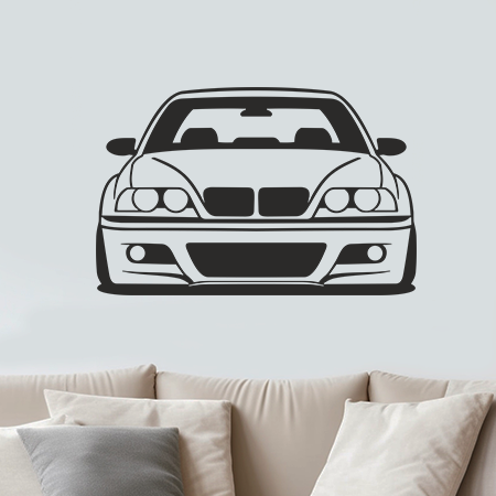 Naklejka na ścianę BMW E46